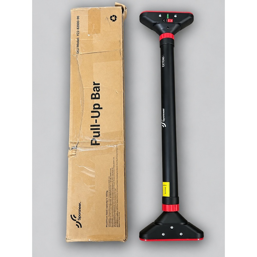 Sportneer Pull Up Bar Doorway 29.5-37in Black New No-Drill 440lb Capacity